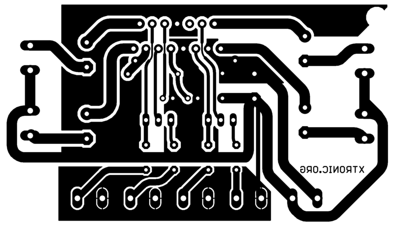 Tda7375 Amplifier Pcb Printed Circuit Board Top