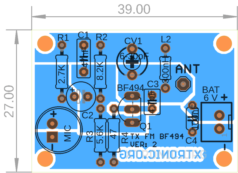 Fm Spy Bug Transmitter Circuit Pcb