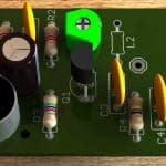 fm spy bug transmitter circuit pcb 3d
