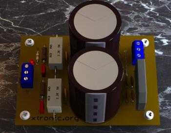 Power Supply For Audio Amplifier 3D Board 2