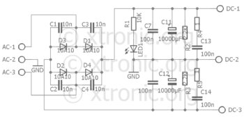 Power Supply For Audio Amplifier Schematic 3