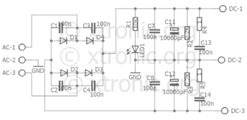 Power Supply For Audio Amplifier Schematic