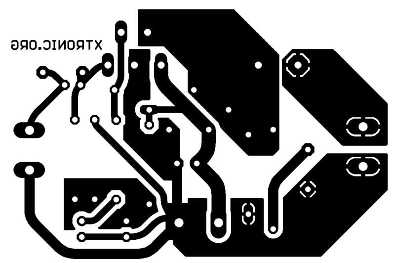 Printed Circuit Board Pcb Circuit Audio Amplifier With Tda2030