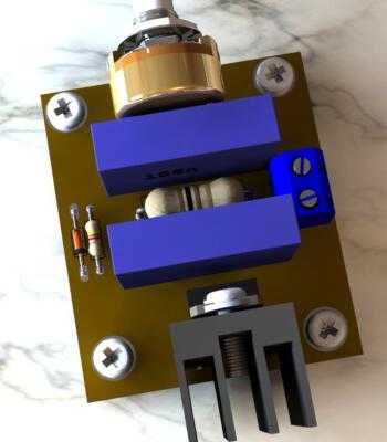 Dimmer Light Switch Circuit Led Pcb 3D