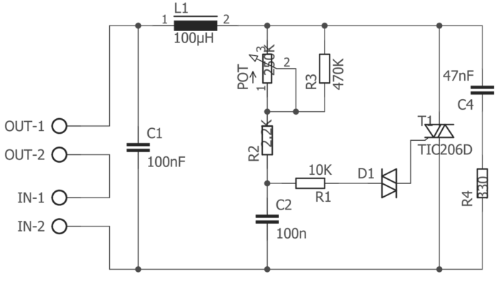 Diagram Schematic Dimmer Light Switch Circuit