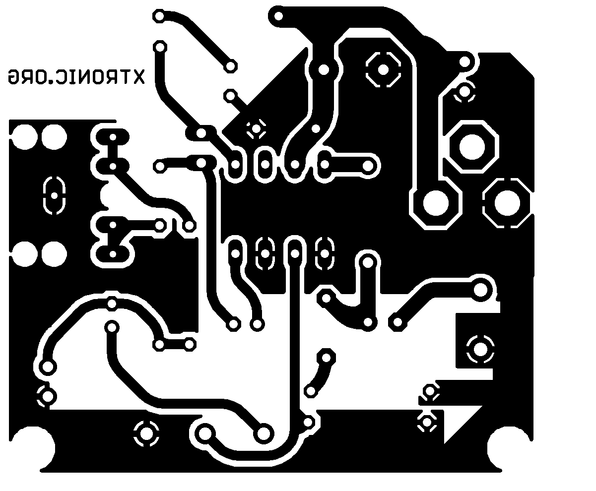Lm386 Audio Amplifier Circuit Pcb V2 - Xtronic.org