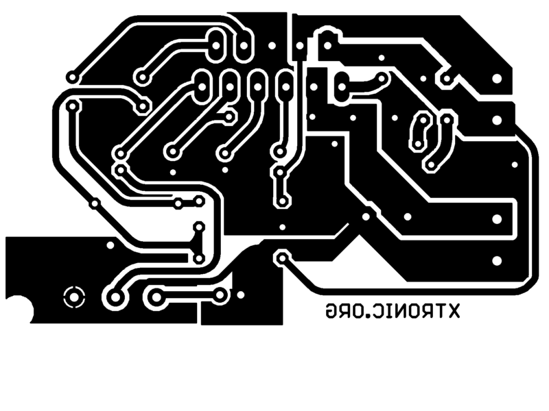 Printed Circuit Board, Pcb Ic Tda2005 Amplifier Circuit Diagram Btl Schematic