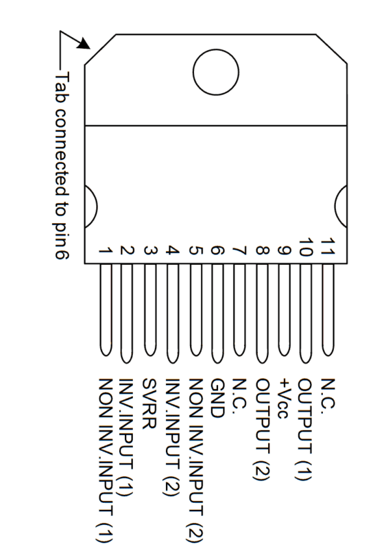 Tda2009A Pinout Tda2009 Datasheet