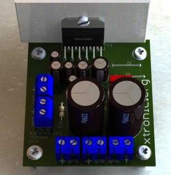 tda2009 power amplifier stereo 3d board