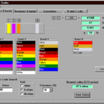 Download Colcod Software Displays The Color Coding On Resistors With 4 Or 5 Color Bands