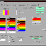Download colcod software displays the color coding on resistors with 4 or 5 color bands
