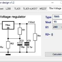78Xx Series Voltage Regulator Lm7805, Lm7806, Lm7809, Lm7812, Lm7815, Lm7818, Lm1824 Calculator