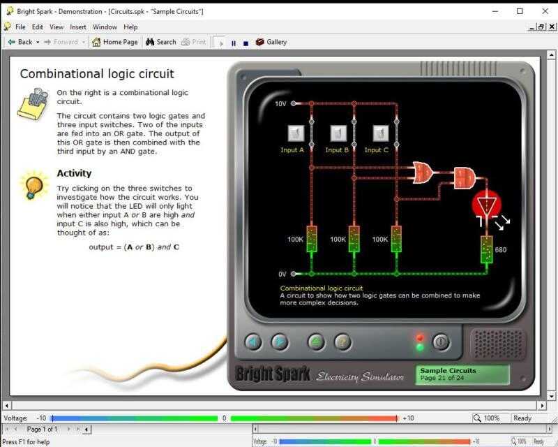 Download Bright Spark1.3 Fun Circuit Simulation Package