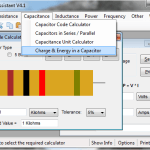 Electronics Assistant is a Windows program that performs electronics-related calculations. It includes a resistor colour code calculator, resistance, capacitance and power calculations and more