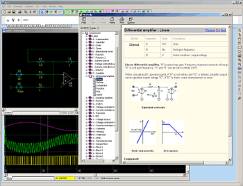 NL5 is an analog circuit simulator working with true ideal and piecewise-linear components.