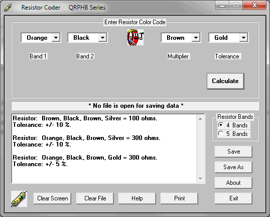 Resistor Coder Resistor Coder Download Resistor Coder Resistance Color Code 1 Calculator, Download, Electronic Software Resistor Coder Resistance In Ohms For Color Code