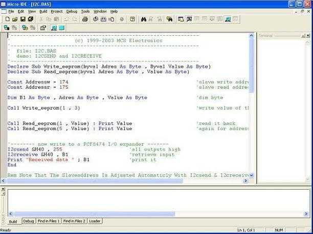 Windows-Based Integrated Development Environment And Bascom-Avr Basic Compiler For The Avr Family Micro-Controllers.