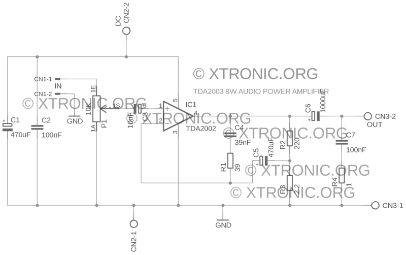 Amp-Tda2002-Single-Schematic