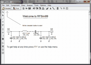 Rfsim99 Download Free Rf Simulation And Design Radio Filters Software