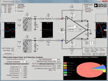 Diff Amp Calculator
