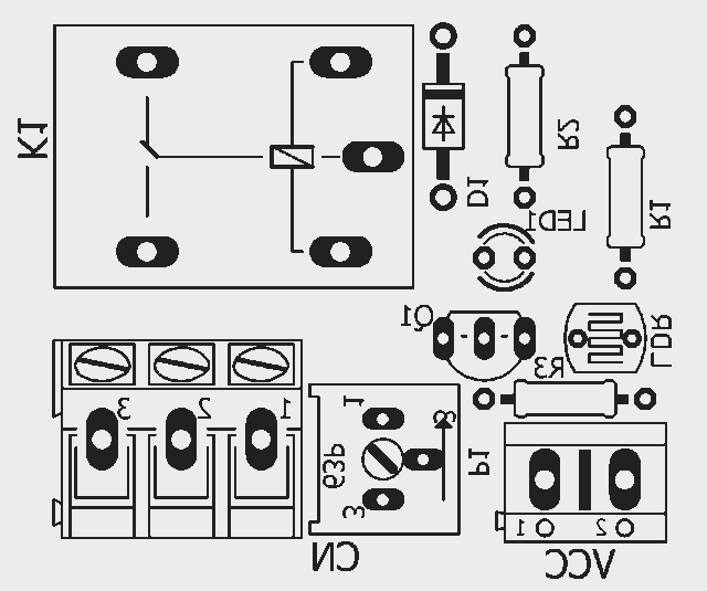 Shadow Sensor Silk Screen Circuit Sensor Shadow (Twilight) With Ldr - Lighting Control 3 Circuits, Energy, Light / Led Shadow Sensor Silk Screen Circuits, Energy, Light / Led Circuit Sensor Shadow (Twilight) With Ldr - Lighting Control
