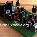 Circuit audio amplifier stereo power with LM1875 and preamp for NE5532 - 2 x 20 Watts