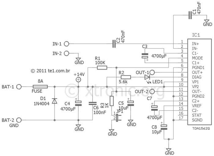Tda1562 Amplifier Audio 70 Watts Tda1562 Car Audio Amplifier Circuit With Ic Tda1562 - 70 W 1 Amplifier, Amplifier Tda, Audio, Automotive, Circuits, Power Amplifier, Power Amplifier Circuit, Tda, Tda1562, Tda1562 Datasheet, Tda1562Q Replacement Tda1562 Amplifier Audio 70 Watts Tda1562 Amplifier, Amplifier Tda, Audio, Automotive, Circuits, Power Amplifier, Power Amplifier Circuit, Tda, Tda1562, Tda1562 Datasheet, Tda1562Q Replacement Car Audio Amplifier Circuit With Ic Tda1562 - 70 W