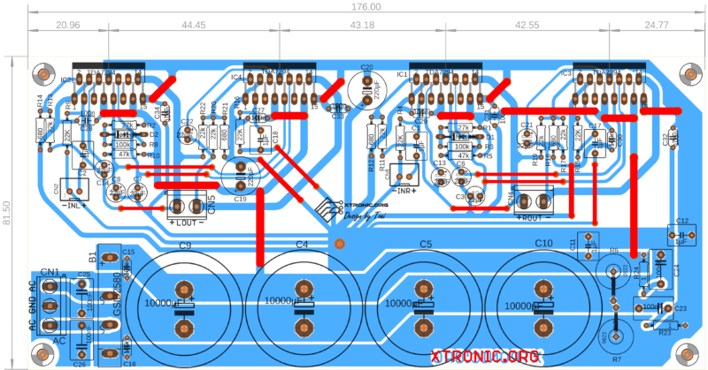 Tda7294 Bridge Stereo Pcb Layout