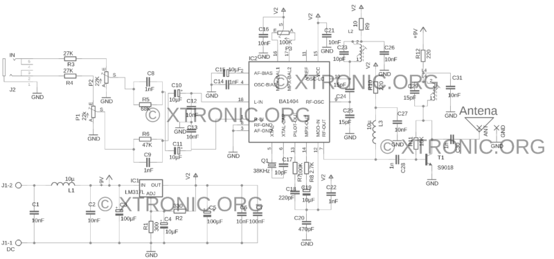 Ba1404 Fm Transmitter Circuit Diagram Stereo