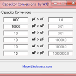 Download Capacitor Conversions Ver 1.2.0 - pF to nF to µF