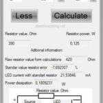 Download LED resistor calculator for windows v1.0