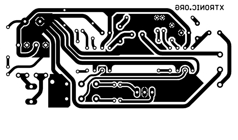 Printed Circuit Board Pcb For Mounting The Lm386N Audio Amplifier Stereo Circuit Diagram
