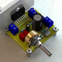 Power Amplifier Tda7297 3D Board