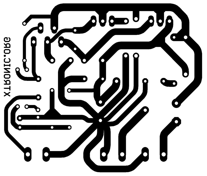 Tda2030 + Transistors Bd908/Bd907 – 18W Amplifier Pcb