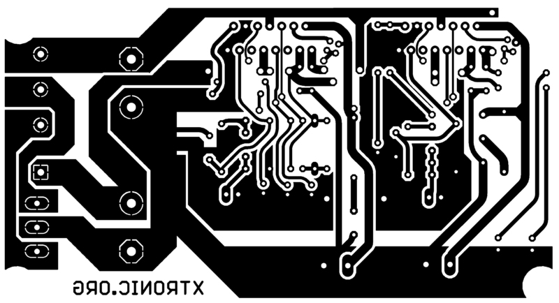 Printed Circuit Board Tda7293 Amplifier Circuit Diagram With Pcb