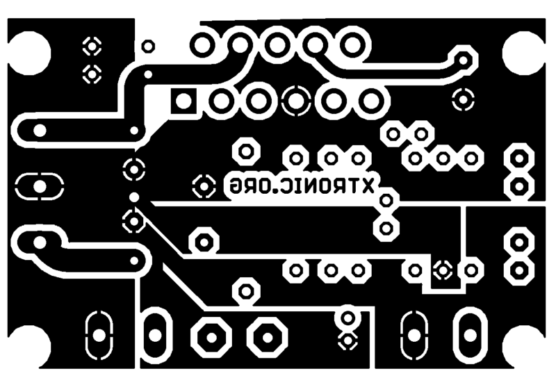 Suggested Pcb Bottom Printed Circuit Board Lm3886 Amplifier Board Circuit Diagram