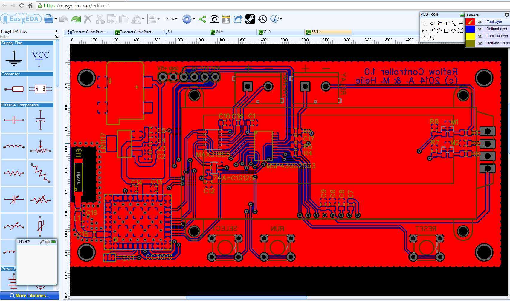 EasyEDA Circuit Simulator And PCB Design Software - Xtronic