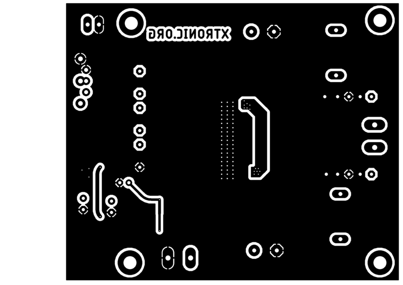 Circuit Power Audio Amplifier Ic Tpa3116D2 D Class Pcb Bottom