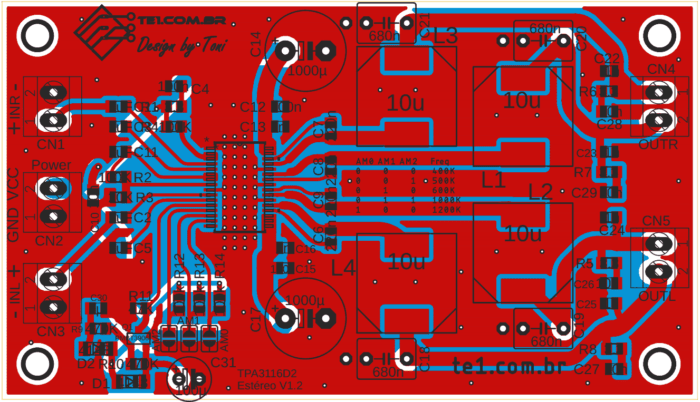 Tpa3118 Tpa3116 Tpa3130 Stereo Class D Amplifier Btl Component View