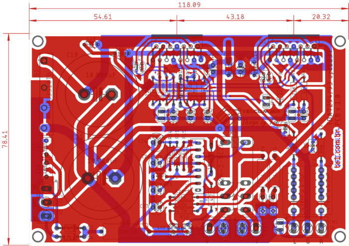 Amplifier Tda7294 Or Tda7293 With Upc1237 Protection Pcb Circuit Component View