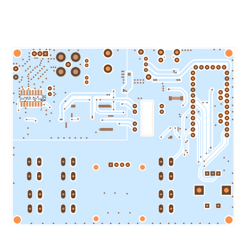 Si4735 Pcb Component Viewer- Bottom