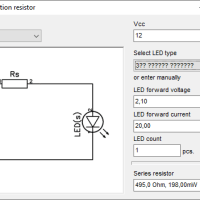 Led Series Resistor Capacitor Calculator