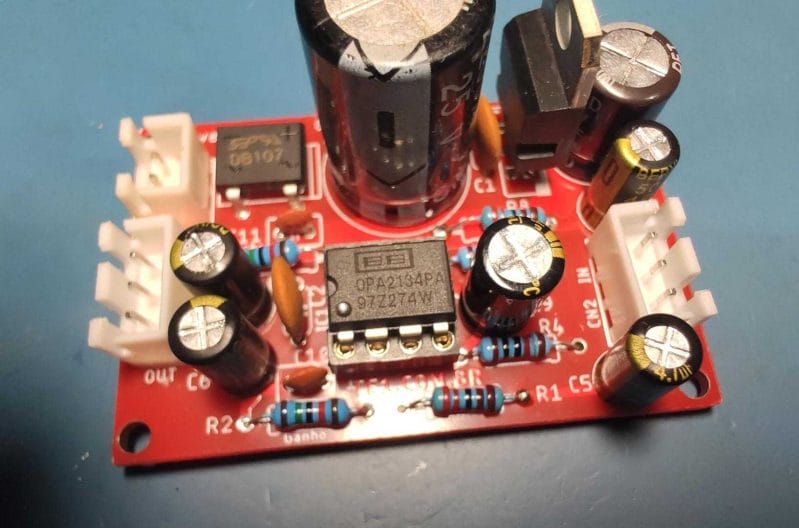 pre amp circuit diagram with ne5532 audio opa2134 tl072 op amp hifi
