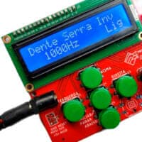 DDS signal generator with AVR sine, square, ECG 8Mhz