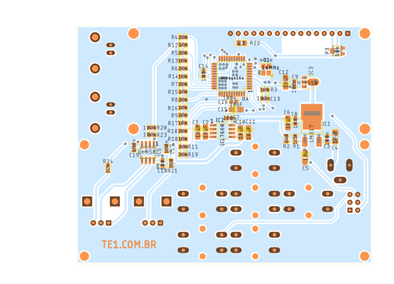 Top Component View Dds Signal Generator Bottom Part Dds Signal Generator Dds Signal Generator With Avr Sine, Square, Ecg 8Mhz 5 Avr, Circuits, Dds, Meter, Microcontroller Top Component View Dds Signal Generator Bottom Part