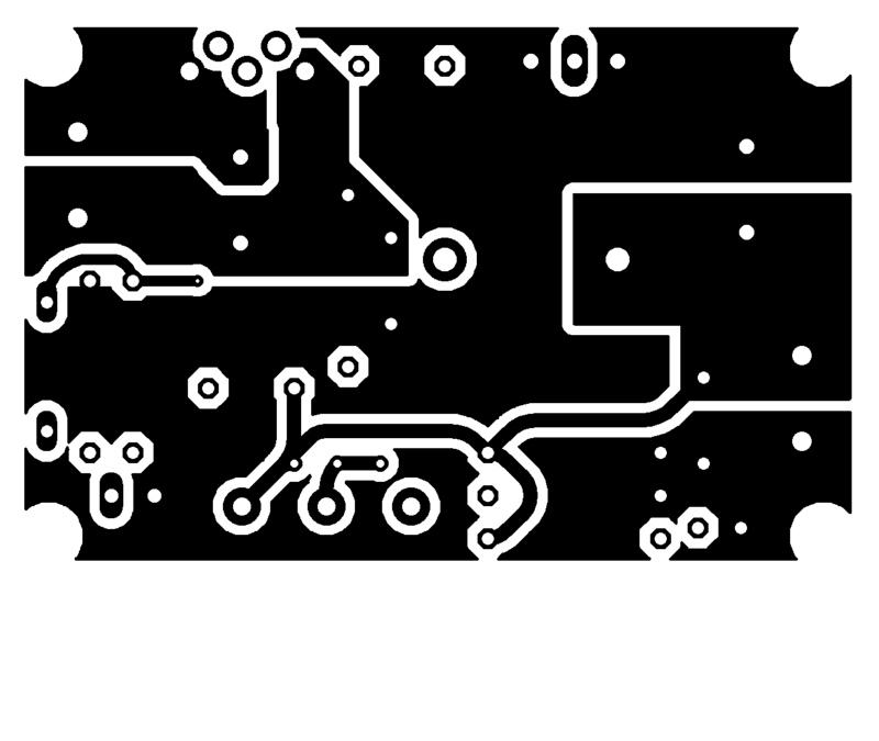 Xl4016 Step-Down Dc-Dc Converter 8A Pcb Bottom