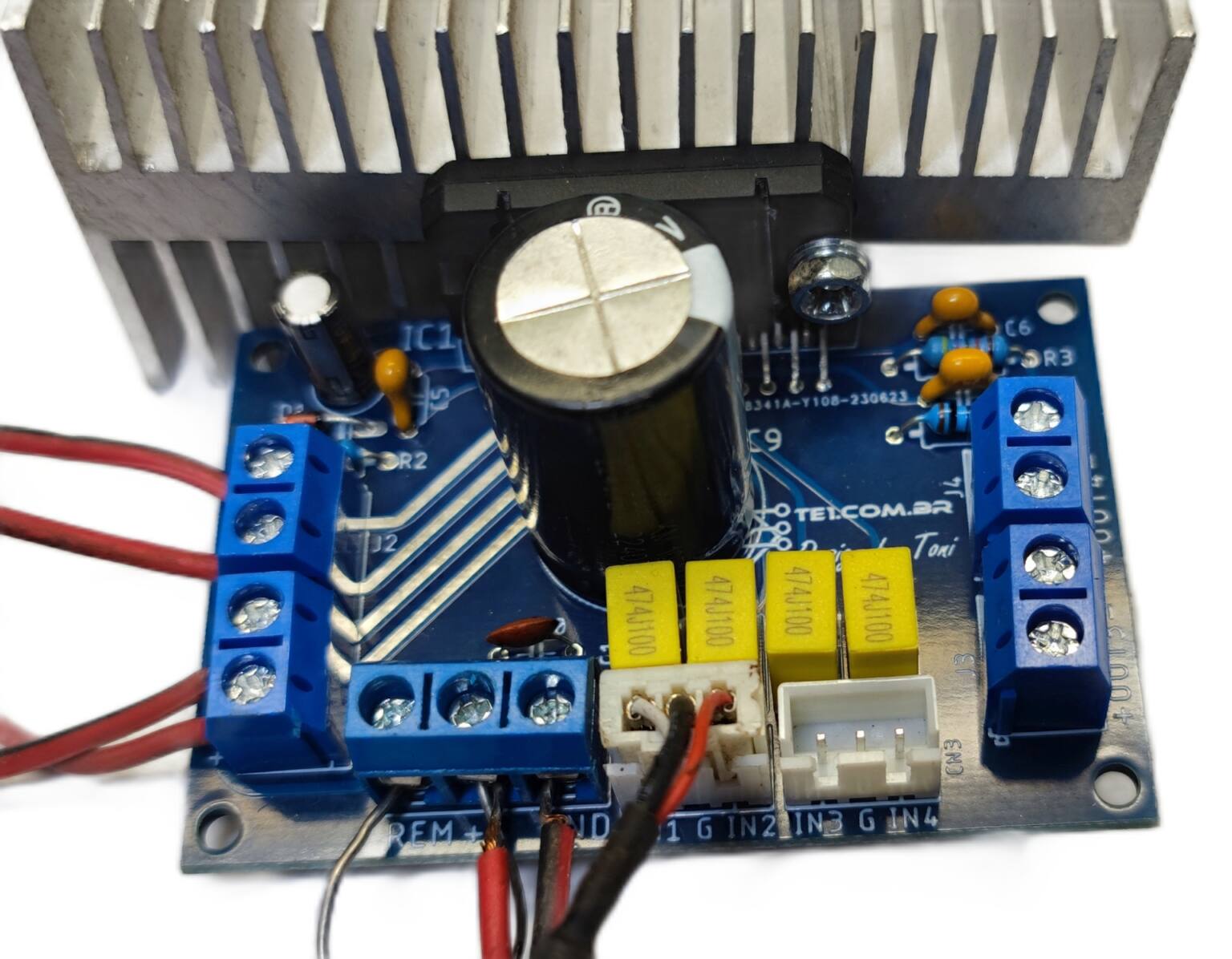 Audio Power Amplifier Circuit With TDA7388 Or TDA7850 - Xtronic