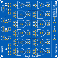 Logic Gate Learning Kit Circuit Pcb 2 Logic Gate Learning Circuits, Digital, Logic Circuit, Tips, Tutorial Logic Gate Learning Kit Circuit