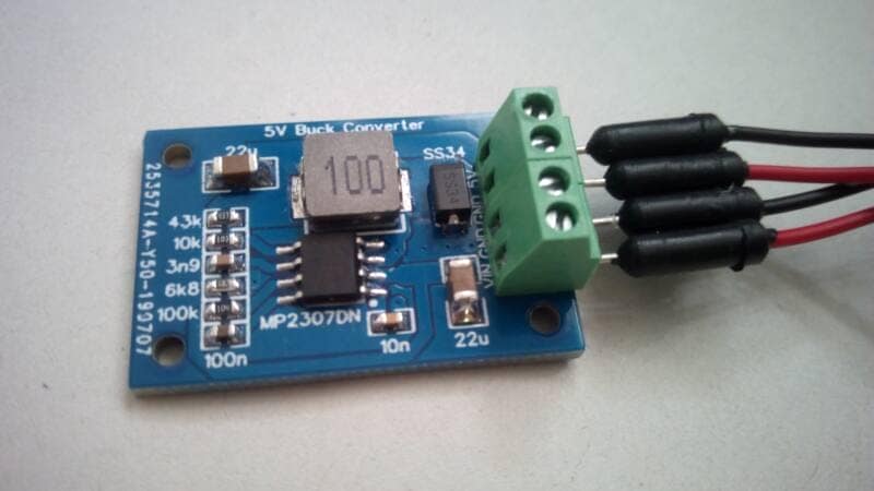 Circuit MP2307 5V Buck Converter SMD