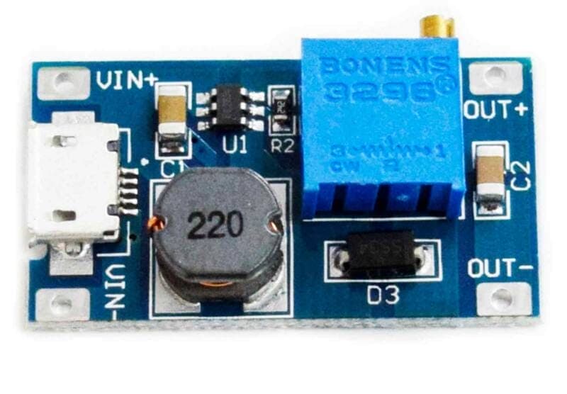 MT3608 Step Up Adjustable Voltage Regulator Module usb